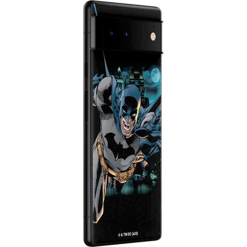 DC Comics Batman All Star Batman & Robin, The Boy Wonder Action Pose Art BY Jim Lee Google Pixel 6 Pro Skin